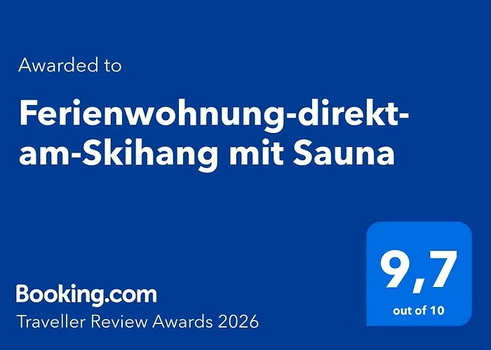 Ferienwohnung-direkt-am-skihang Mit Sauna Appartement *
